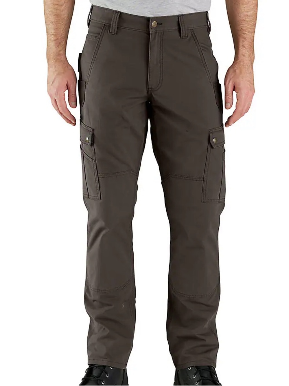 Carhartt Rugged Flex Relaxed Fit Ripstop Cargo Work Pant - Brown Sixe 40x34
